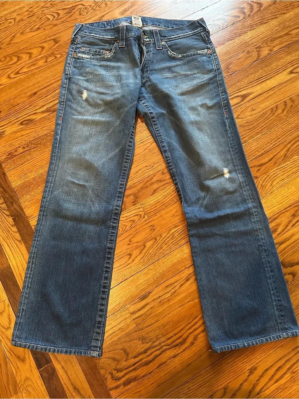 True Religion Men's Blue Denim Jeans Size 34